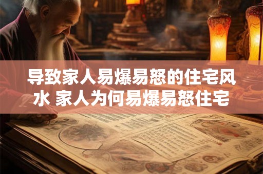 导致家人易爆易怒的住宅风水 家人为何易爆易怒住宅风水问题