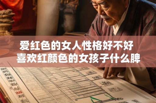 爱红色的女人性格好不好 喜欢红颜色的女孩子什么脾气