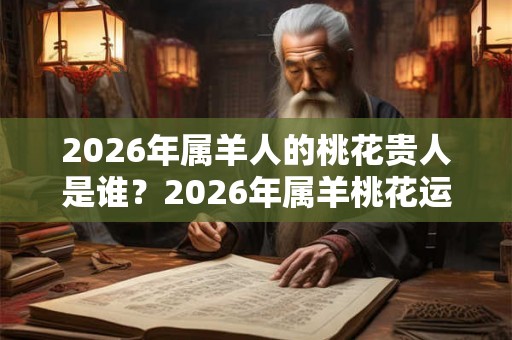 2026年属羊人的桃花贵人是谁？2026年属羊桃花运如何？