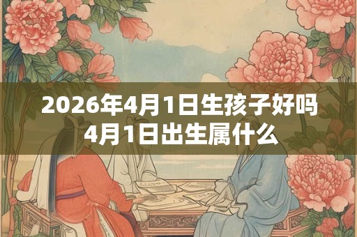 2026年4月1日生孩子好吗 4月1日出生属什么