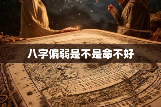 八字偏弱是不是命不好