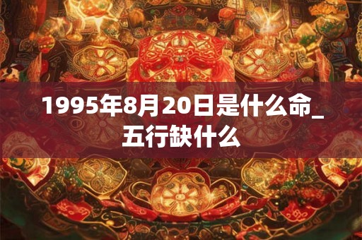 1995年8月20日是什么命_五行缺什么