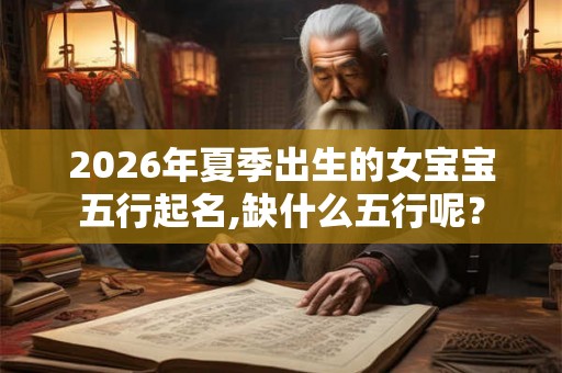 2026年夏季出生的女宝宝五行起名,缺什么五行呢? 2026年夏季出生的女宝宝五行起名,缺什么五行呢?