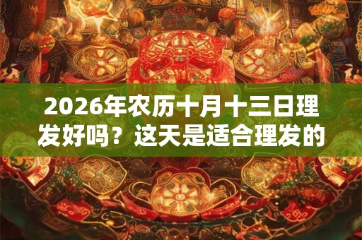 2026年农历十月十三日理发好吗？这天是适合理发的黄道吉日吗？