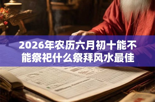 2026年农历六月初十能不能祭祀什么祭拜风水最佳