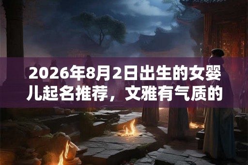 2026年8月2日出生的女婴儿起名推荐，文雅有气质的名字