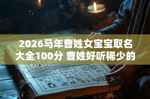 2026马年曹姓女宝宝取名大全100分 曹姓好听稀少的女孩名字
