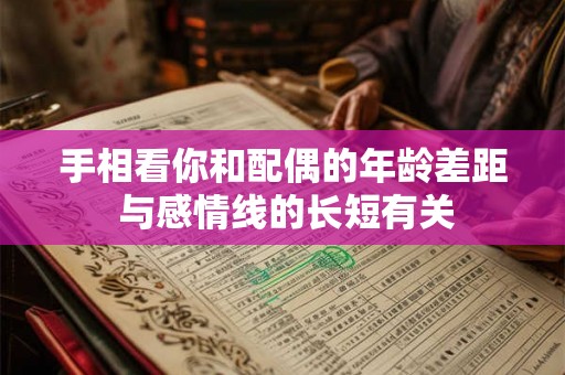 手相看你和配偶的年龄差距 与感情线的长短有关