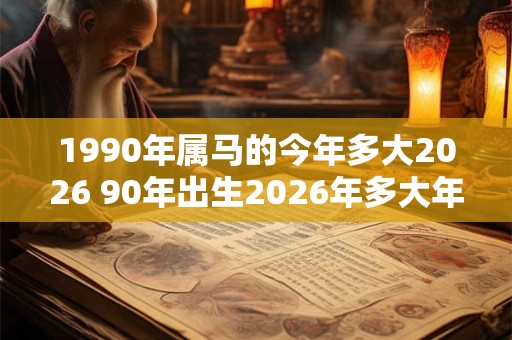 1990年属马的今年多大2026 90年出生2026年多大年龄