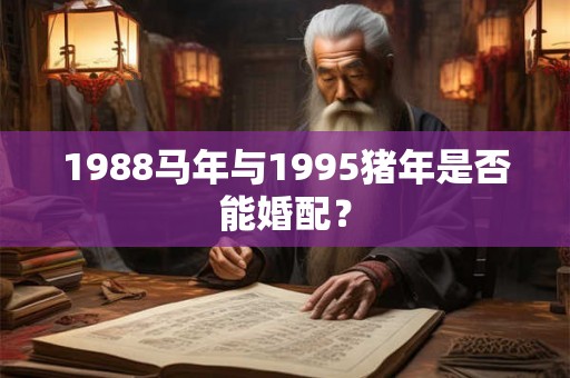 1988马年与1995猪年是否能婚配？