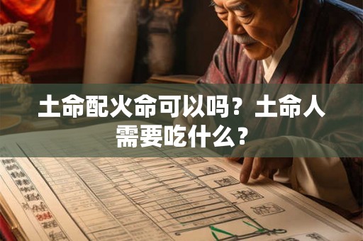 土命配火命可以吗？土命人需要吃什么？