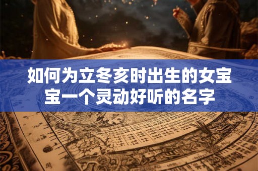 如何为立冬亥时出生的女宝宝一个灵动好听的名字