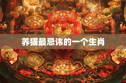 养猫最忌讳的一个生肖