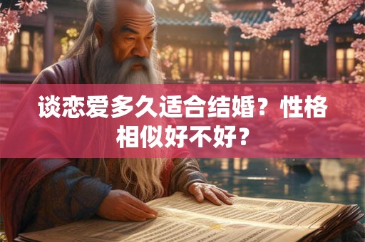 谈恋爱多久适合结婚？性格相似好不好？