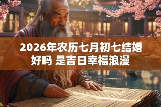 2026年农历七月初七结婚好吗 是吉日幸福浪漫