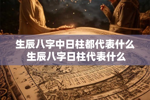 生辰八字中日柱都代表什么 生辰八字日柱代表什么 生辰八字中日柱都代表什么 生辰八字日柱代表什么