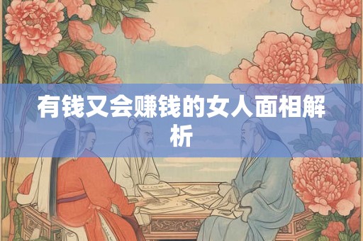 有钱又会赚钱的女人面相解析