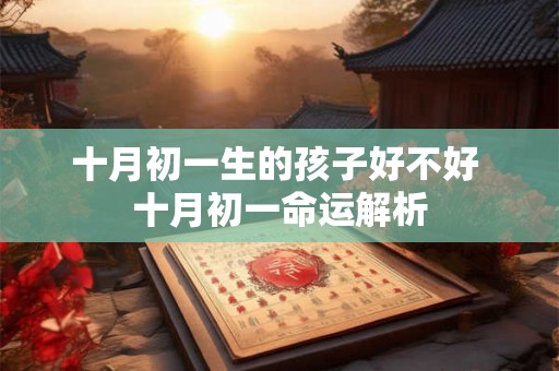 十月初一生的孩子好不好 十月初一命运解析