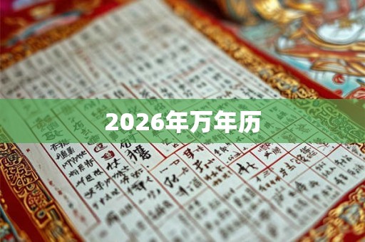 2026年万年历
