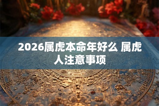2026属虎本命年好么 属虎人注意事项