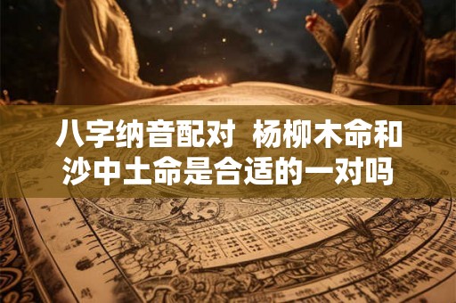 八字纳音配对  杨柳木命和沙中土命是合适的一对吗