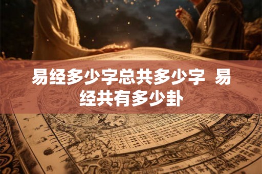 易经多少字总共多少字  易经共有多少卦