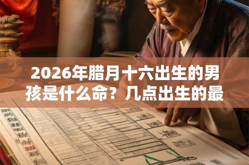 2026年腊月十六出生的男孩是什么命？几点出生的最好？