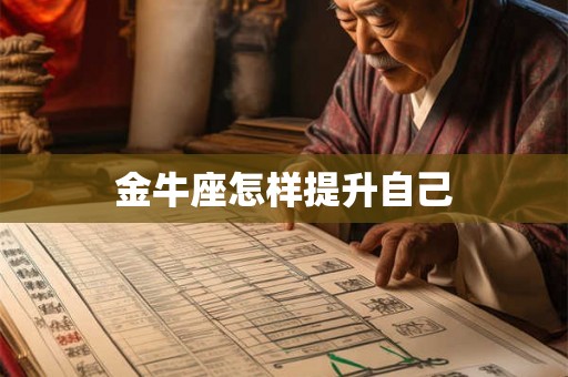 金牛座怎样提升自己