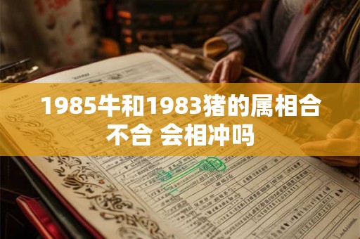 1985牛和1983猪的属相合不合 会相冲吗