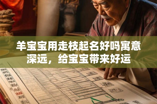 羊宝宝用走枝起名好吗寓意深远,给宝宝带来好运 羊宝宝用走枝起名好吗寓意深远,给宝宝带来好运