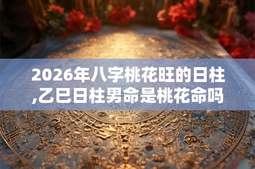 2026年八字桃花旺的日柱,乙巳日柱男命是桃花命吗