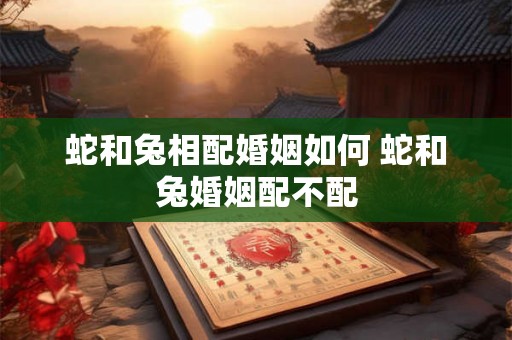 蛇和兔相配婚姻如何 蛇和兔婚姻配不配