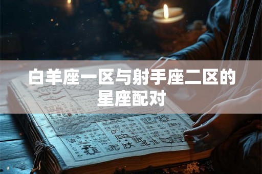白羊座一区与射手座二区的星座配对