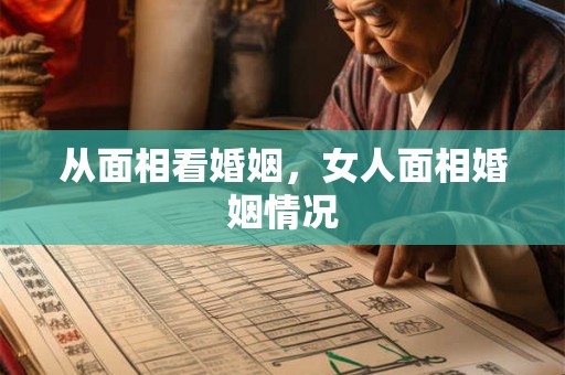 从面相看婚姻，女人面相婚姻情况