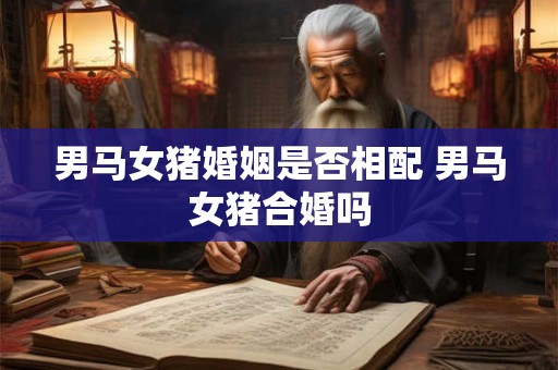 男马女猪婚姻是否相配 男马女猪合婚吗