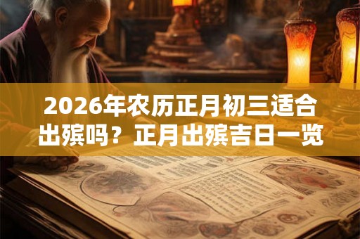 2026年农历正月初三适合出殡吗？正月出殡吉日一览