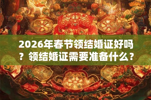 2026年春节领结婚证好吗？领结婚证需要准备什么？