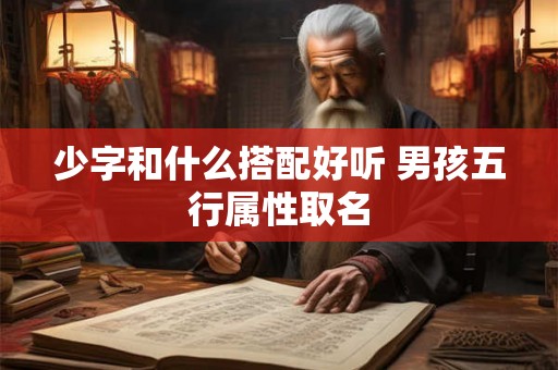 少字和什么搭配好听 男孩五行属性取名