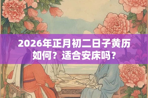 2026年正月初二日子黄历如何？适合安床吗？