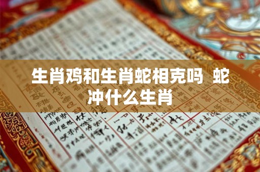 生肖鸡和生肖蛇相克吗 蛇冲什么生肖 生肖鸡和生肖蛇相克吗 蛇冲什么生肖