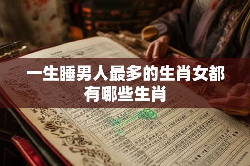 一生睡男人最多的生肖女都有哪些生肖