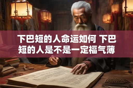 下巴短的人命运如何 下巴短的人是不是一定福气薄