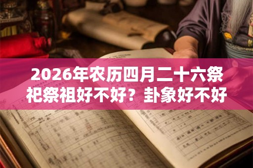 2026年农历四月二十六祭祀祭祖好不好?卦象好不好? 2026年农历四月二十六祭祀祭祖好不好?卦象好不好?
