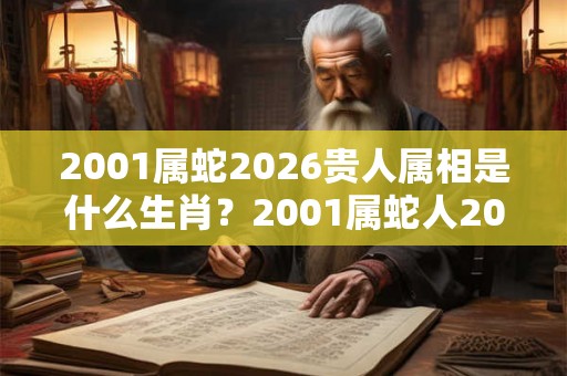 2001属蛇2026贵人属相是什么生肖？2001属蛇人2026年运势？