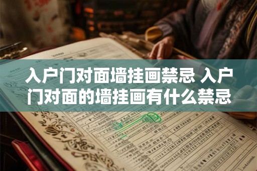 入户门对面墙挂画禁忌 入户门对面的墙挂画有什么禁忌