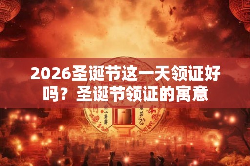 2026圣诞节这一天领证好吗？圣诞节领证的寓意