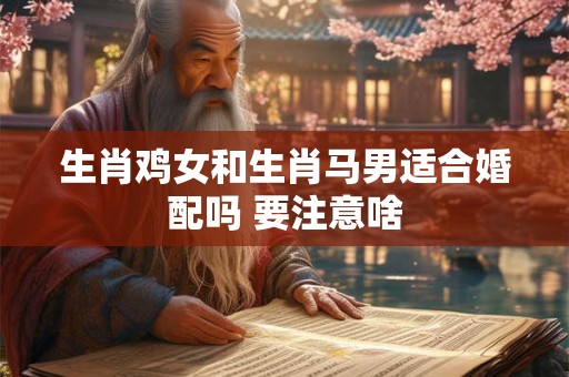 生肖鸡女和生肖马男适合婚配吗 要注意啥