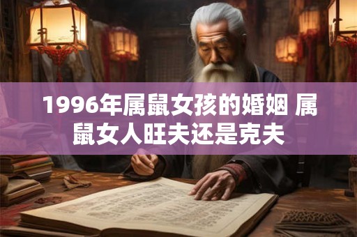 1996年属鼠女孩的婚姻 属鼠女人旺夫还是克夫