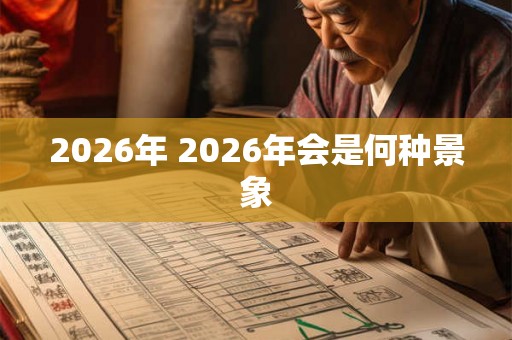 2026年 2026年会是何种景象