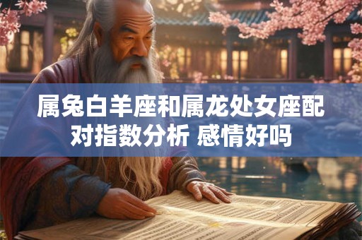 属兔白羊座和属龙处女座配对指数分析 感情好吗